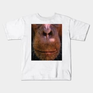 Monkey mouth face mask - monkey lover gifts - monkey face masks Kids T-Shirt